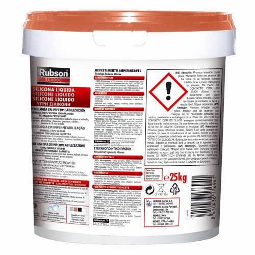 Silicona Líquida AquaBlock  25Kg Teja